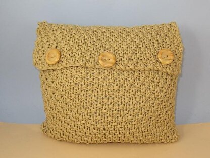 Superfast Double Moss Stitch Cushion Cover