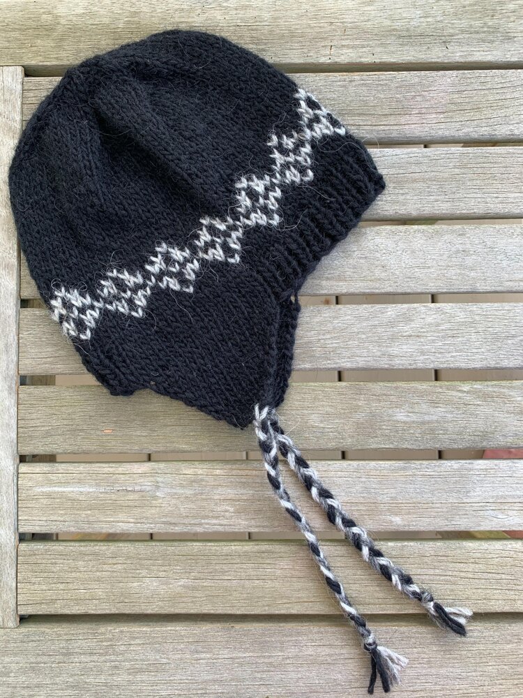 Earflap hat hot sale knitting pattern