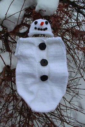 Snowman Snuggle Sack