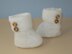 Easy Baby Garter Cuff 2 Button Booties