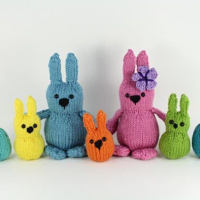 Bunny Family - knitting pattern