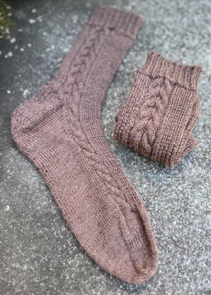 Lynx Moon Socks