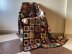 Spring granny square blanket