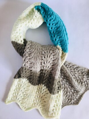 Yarn Cakes Shetland Lace Scarf