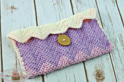 Chevron Clutch Purse