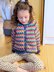 Kids Granny Go Round cardigan US crochet terms