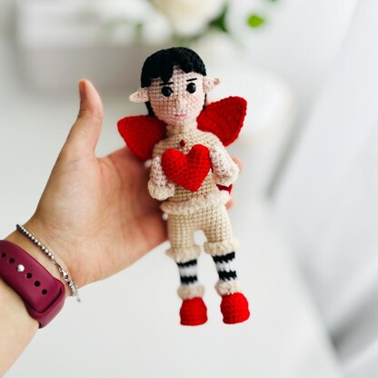Crochet doll, amigurumi doll, Love Fairies