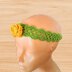 Crochet flower headband