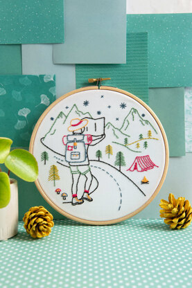 Hawthorn Handmade Wonderful Women - Hike * Embroidery Kit