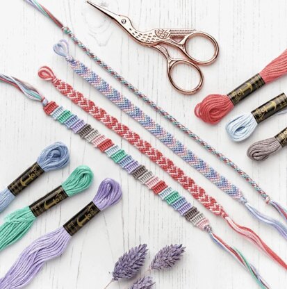 Anchor Friendship Bracelet Kit - Pastel