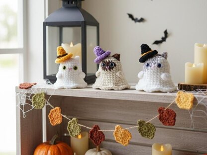 Cat Crochet Pattern, Halloween Cats Crochet Pattern, No Sew Crochet Pattern