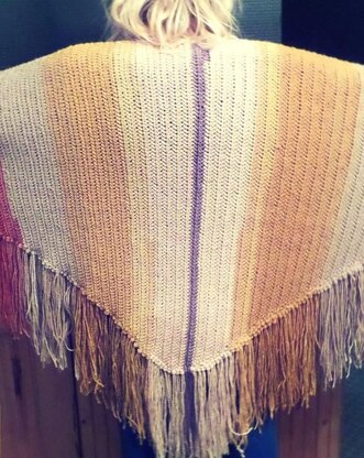 Rustic Fringe Shawl