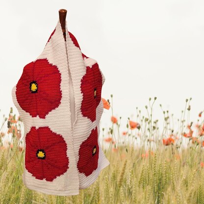 Poppy Pocket Shawl