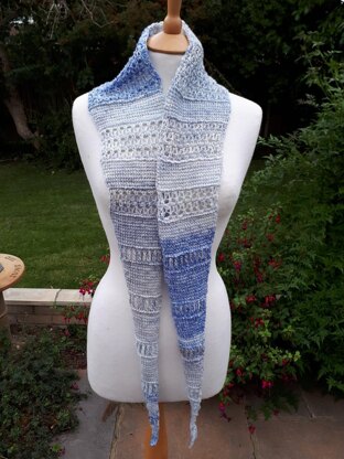 Tunisian Lace Scarf