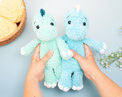 Dinosaur amigurumi plushie