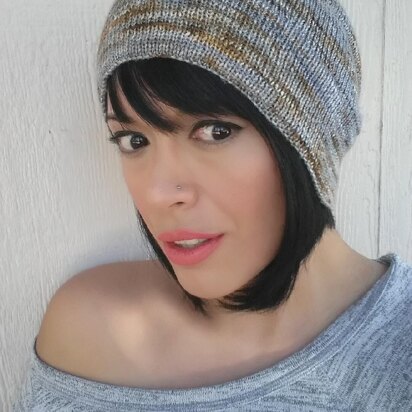 Fluid Sockhead Beanie - knitting pattern