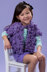 Child’s Diva Vest in Red Heart Lolli - LW3554 - Downloadable PDF