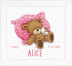 Vervaco Sweet Bear Cross Stitch Kit - 22cm x 21cm