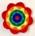 Rainbow flower coaster II by HueLaVive