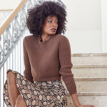 Rowan 16 Cropped Sweater PDF at WEBS | Yarn.com