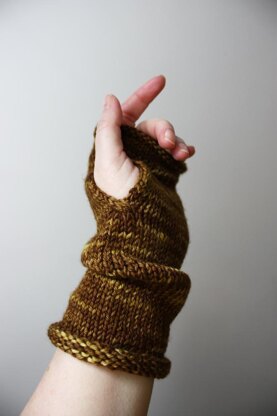 Longue Fingerless Mittens or Mitts