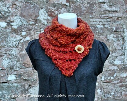 Wild Flame scarf