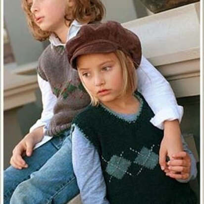 Jack & Jill Vests in Ella Rae Classic Heathers - knitting pattern