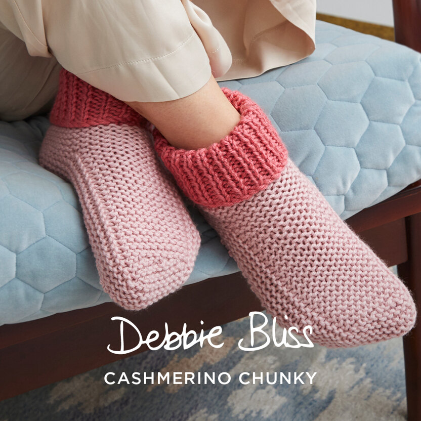 Debbie Bliss Cosy Slipper Socks
