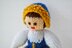 Finland National Costume Doll Knitting Pattern - Toy Knitting Pattern