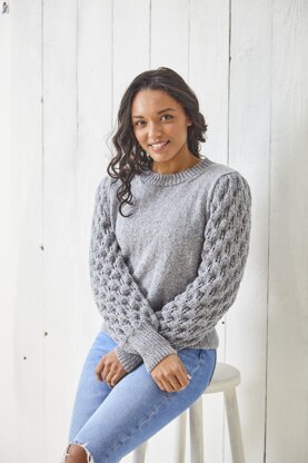 King Cole Pattern in Simply Denim DK- Ladies P6159 - Leaflet