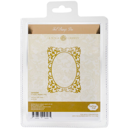 Artdeco Creations Couture Creations Anna Griffin Hotfoil Stamp - Classic Frame