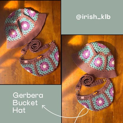 Gerbera bucket hat