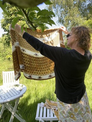 Tell it to the Bees Shawl