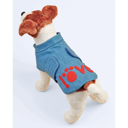 Simplicity Dog Coats S9520 - Paper Pattern, Size A (XS-S-M-L-XL)