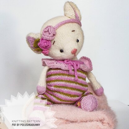 Doll Clothes, Knitting Pattern - Outfit Little charming