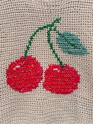 Cherry Crochet Tank Top Pattern