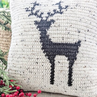 Reindeer Pillow Cover