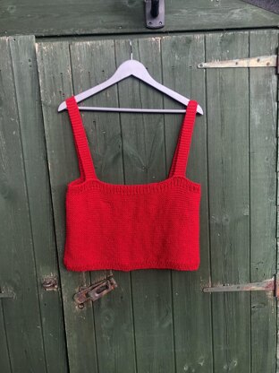 Simple Knitted Crop Top