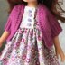 Cardigan for 13" Dolls