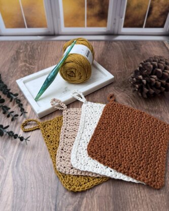 Crunch Stitch Washcloth