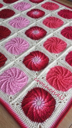 Twirling Circles Afghan