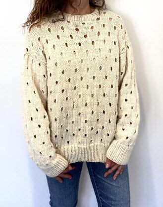 The Eyelet Sweater