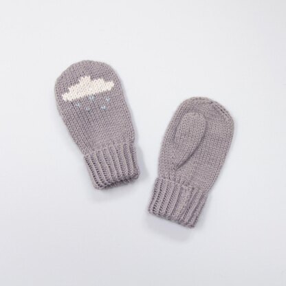 Rain Cloud Mittens