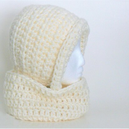 Easy Women's Bonnet and Cowl