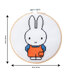 Cotton Clara Miffy Dungaree Cross-Stitch Kits - Orange + Blue Cross Stitch Kit - 15cm