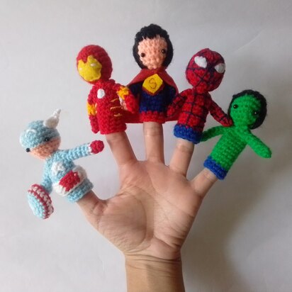 Full Finger Puppets 5 Superhero