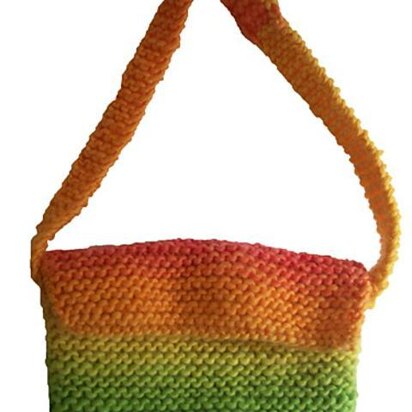 Garter Stitch Purse - knitting pattern