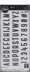 Sizzix XL Alphabet Die by Tim Holtz - Society