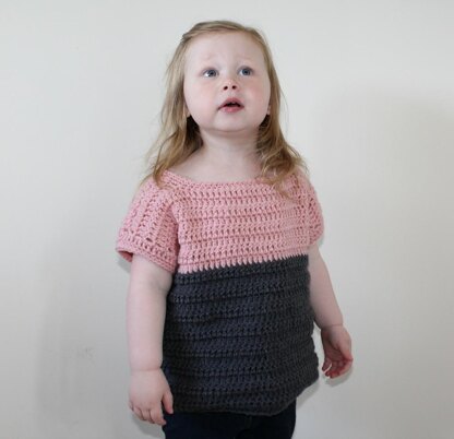 PDF06 Crochet Two Tone Sweater Crochet pattern by Freya Esme Collection ...