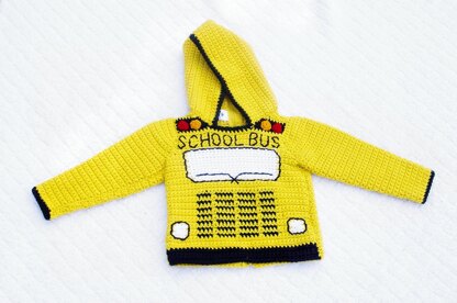 School Bus Toddler Hoodie